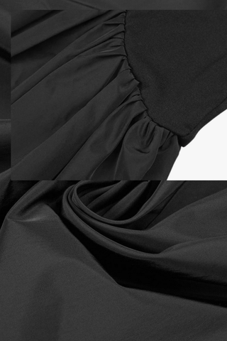 Corset Bodice Long Dress with Structured Fit & Flared Skirt
