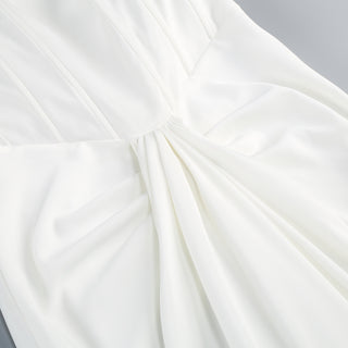 Luxe Corset Drape Maxi Gown