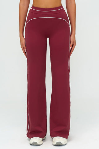 Flex Fit Long Sleeve Top and High-Waist Pants Set