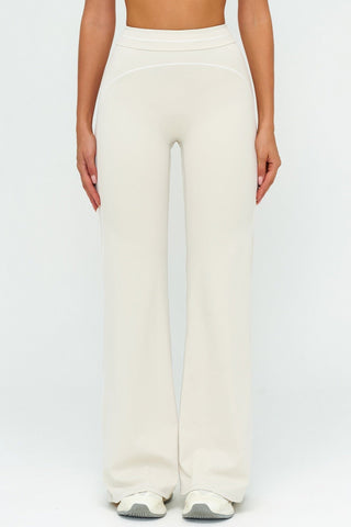 Flex Fit Long Sleeve Top and High-Waist Pants Set