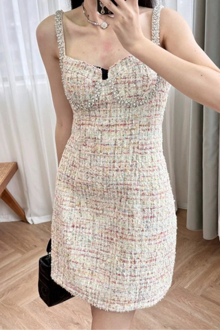 Sparkle Tweed Mini Dress