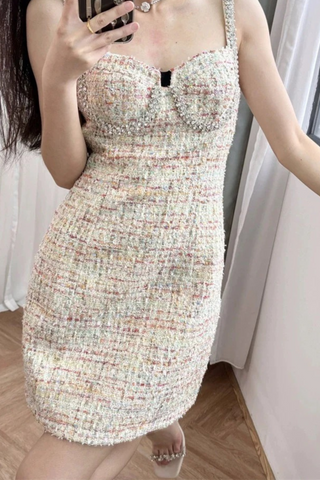 Sparkle Tweed Mini Dress
