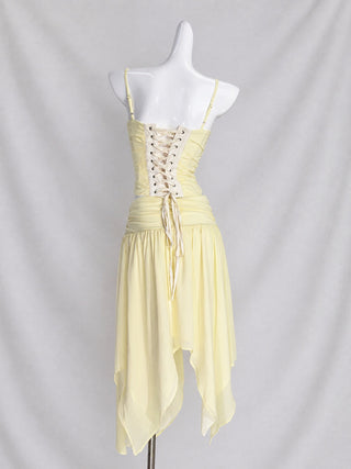 Embellished Corset Top & Draped Long Skirt Set