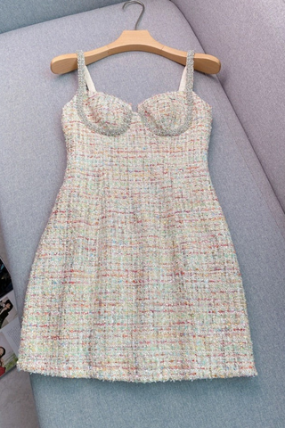 Sparkle Tweed Mini Dress