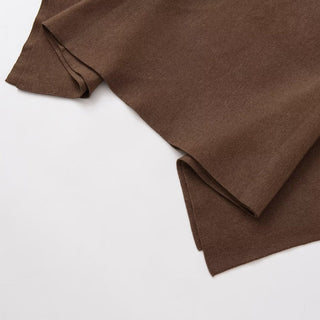 Soft Knit Poncho Top – Asymmetrical Hem Relaxed Fit