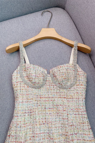 Sparkle Tweed Mini Dress