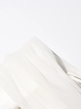 Off-Shoulder Tulle Draped Blazer Dress