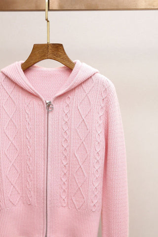 Cozy Ribbed Hoodie & Wide-Leg Knit Set