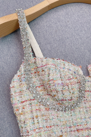 Sparkle Tweed Mini Dress