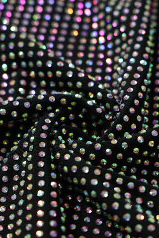 Crystal Embellished Sleeveless Bodycon Long Dress