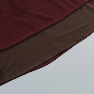 Sleeveless Velvet Corset Long Dress with Mesh Straps & Draped Chiffon Skirt