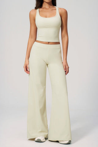 Flow Racerback Tank & Wide Leg Pants Set