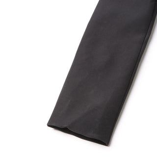 Satin-Waist Wrapped Blazer with 3D Rose Detail Midi Skirt