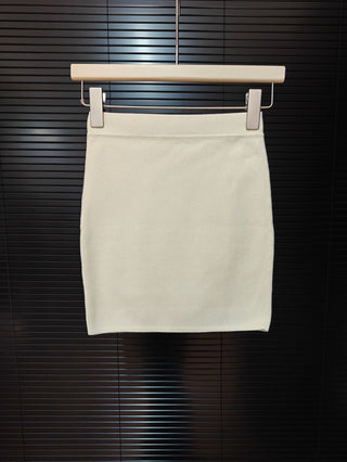 Faux Fur Off-Shoulder Top & Mini Skirt Two-Piece Set