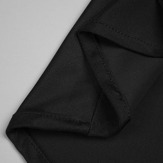 Stretch Jersey Open-Back Draped Long Dress