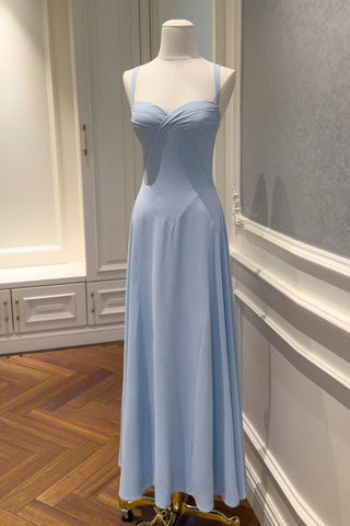 Ruched Sweetheart Corset Long Dress – Lace-Up Back Evening Dress