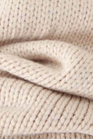 Knit Sleeveless Turtleneck Mini Dress with Contrast Hem
