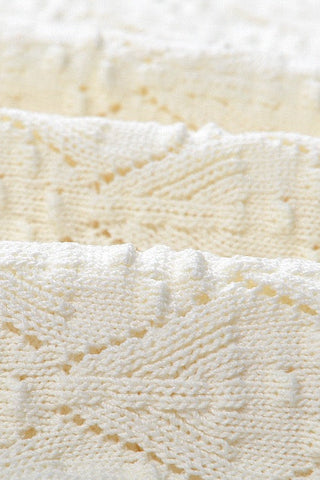 Textured Knit Button-Front Long Dress with V-Neck and Long Sleeves