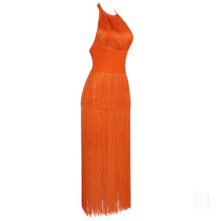 Scarlet Bandage  Tassel Mini Dress