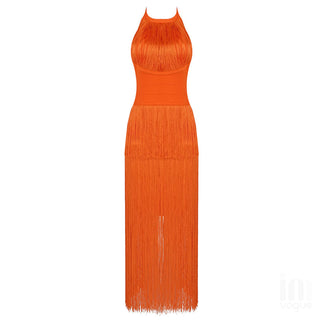 Scarlet Bandage  Tassel Mini Dress