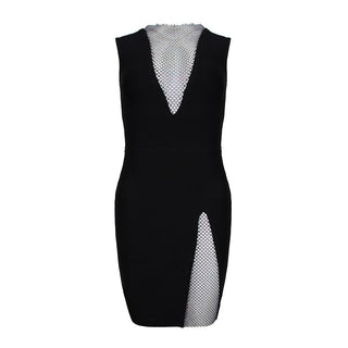 Joy Bandage Mesh Mini Dress