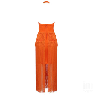 Scarlet Bandage  Tassel Mini Dress