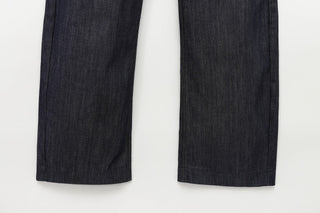 Classic Wide-Leg Denim Pants