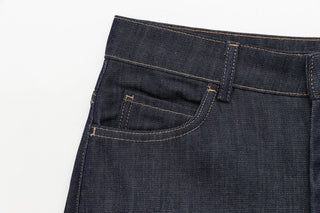 Classic Wide-Leg Denim Pants