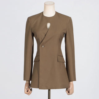 Chic Long Sleeve Suit Jacket Dress