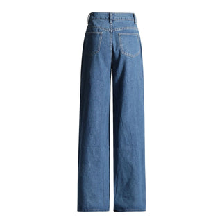 High Waist Heart Cutout Jeans