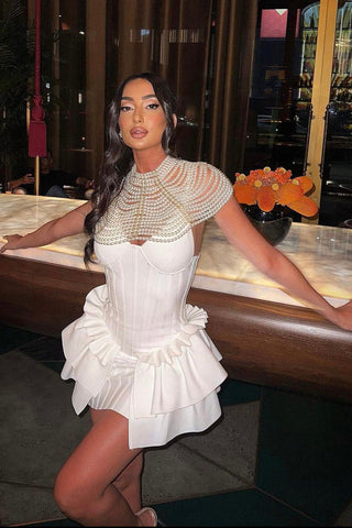 Judy Sleeveless Bandage Mini Dress