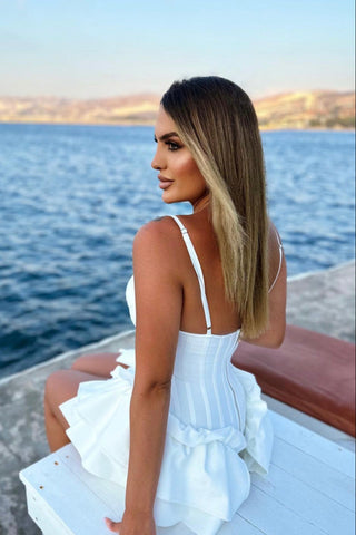Judy Sleeveless Bandage Mini Dress