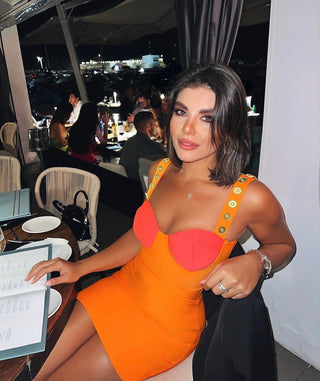 Ivana Sleeveless Bandage Mini Dress