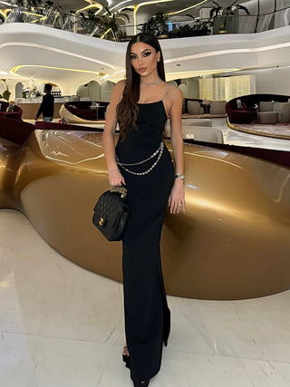 Sierra Radiance Sleeveless Bandage Long Dress