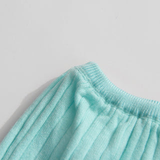 Mint Ribbed Strapless Maxi Dress – Side Slit Knit