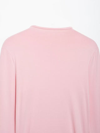 Ruched Long-Sleeve Mini Dress with Layered Flounce Cuffs
