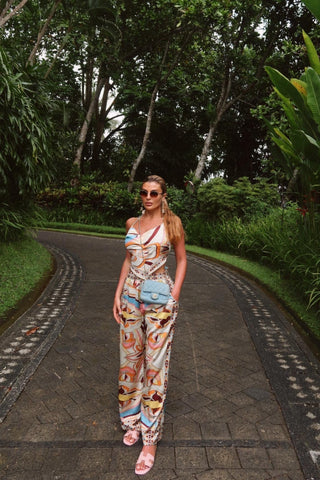Silva Backless Wide Print Set