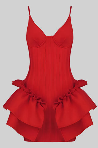 Judy Sleeveless Bandage Mini Dress