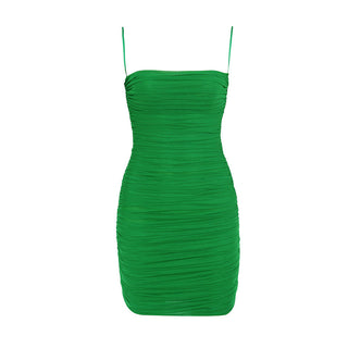 Liana Sleeveless Mesh Bandage  Mini Dress