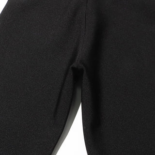 Bandage Crystal-Embellished Mock-Neck Jumpsuit with Long Sleeves