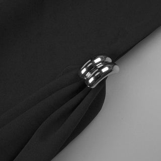 Elegant Sleeveless Asymmetrical Long Dress