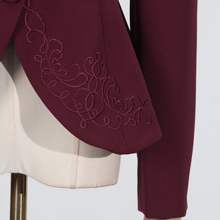 Elegant Tailored Blazer & Pleated Maxi Skirt Set