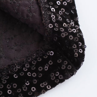Sparkling Black Sleeveless Sequin Mini Dress