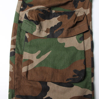 Camouflage Cargo Pants with Multiple Utility Pockets