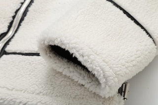 Faux Shearling Zip-Up Jacket