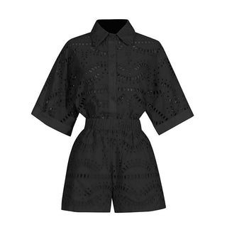 Embroidered Chic Two Piece Set