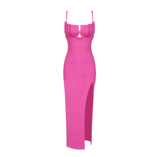 Carla Sleeveless Backless Spandex Long Dress
