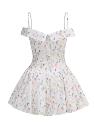 Gia Off Shoulder Floral  Mini Dress