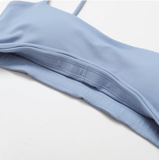 Strappy Square Neck Sports Bra