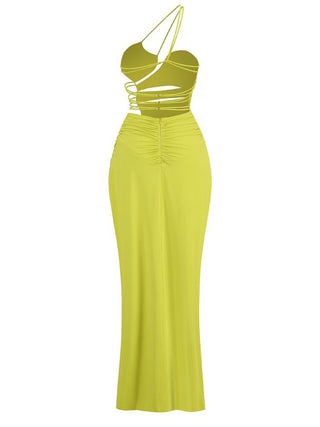 Vitrine One Shoulder Long Dress